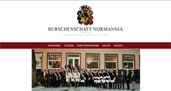 Desktop Screenshot of burschenschaft-normannia.de
